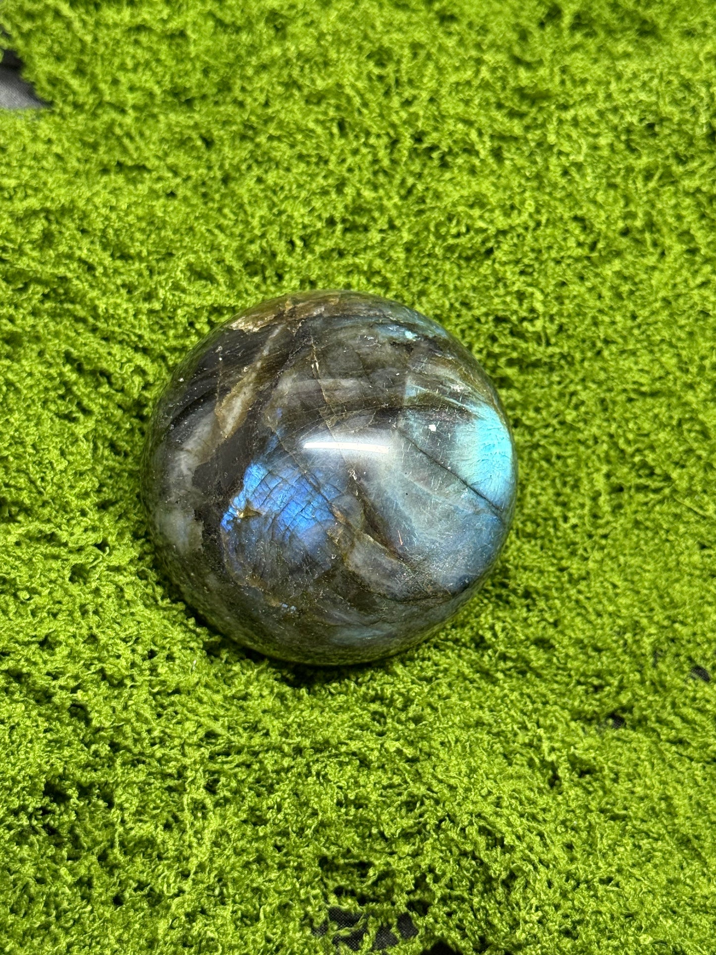 Labadorite Sphere - High Flash