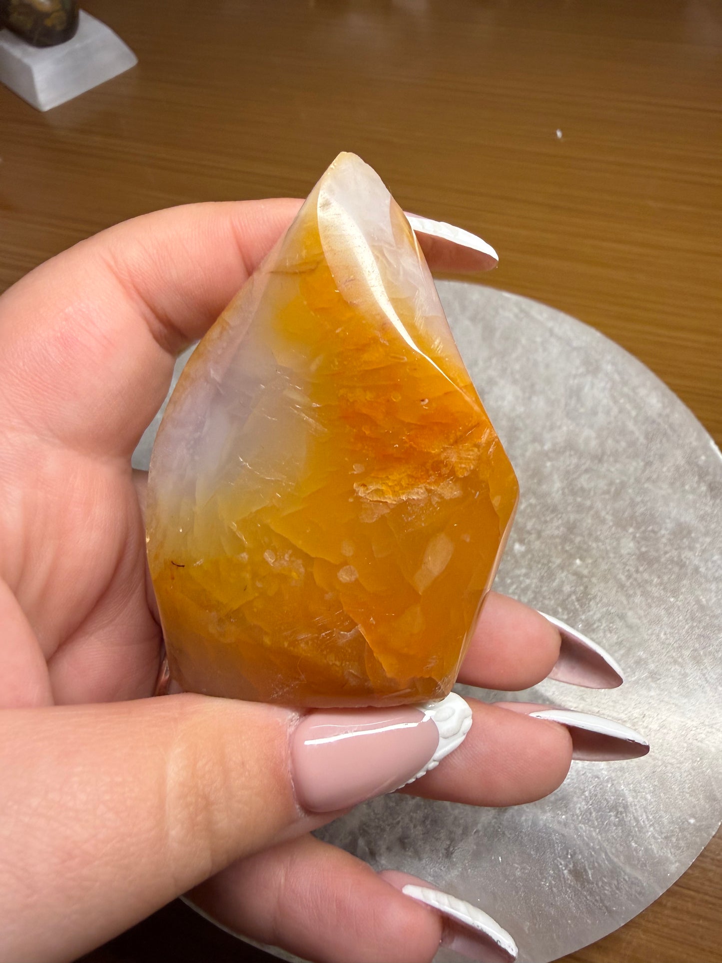 Carnelian Agate Flame