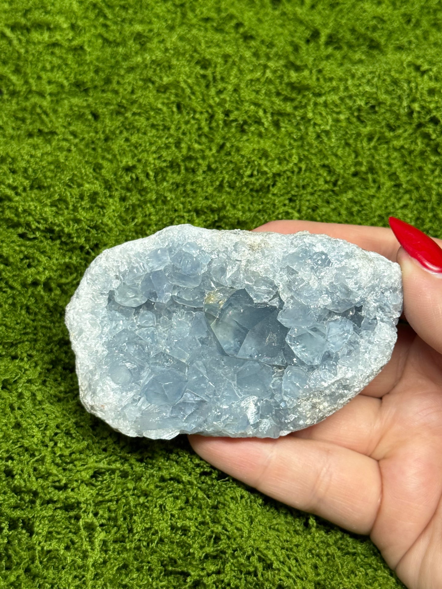 Celestite Geode Cluster - A