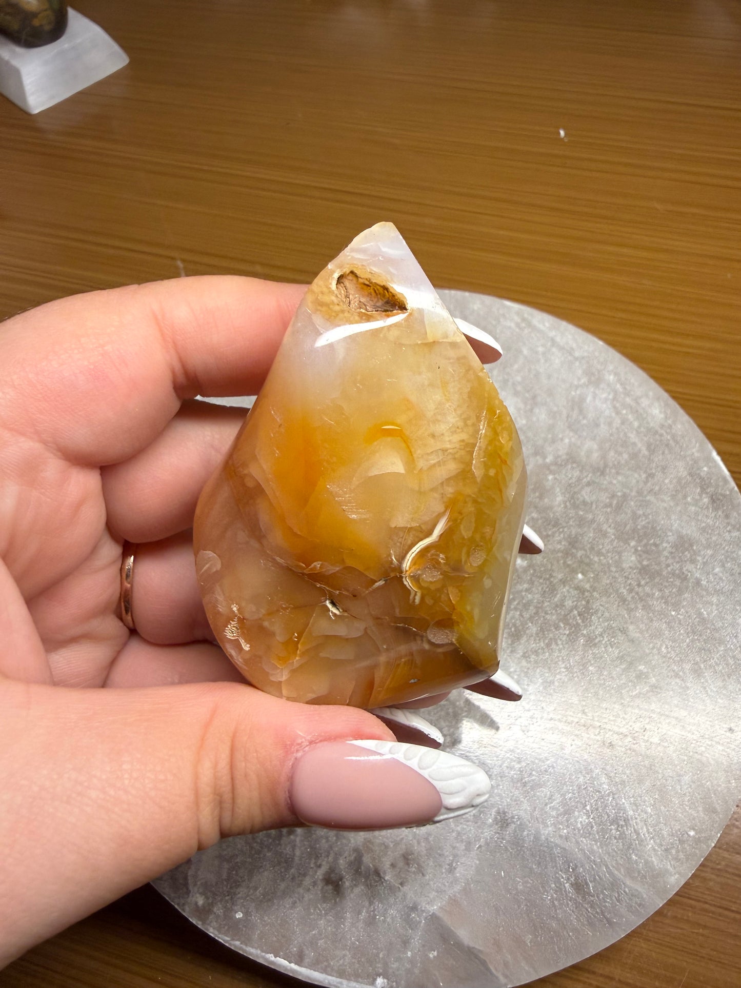 Carnelian Agate Flame