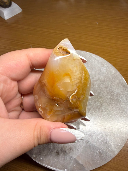 Carnelian Agate Flame