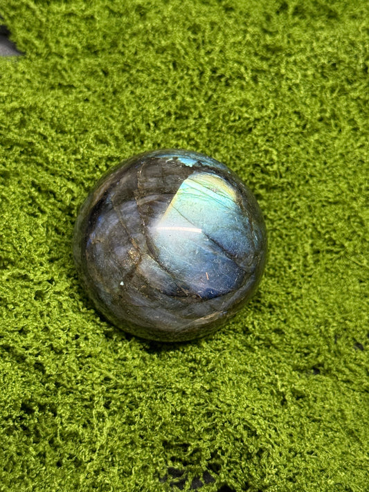 Labadorite Sphere - High Flash