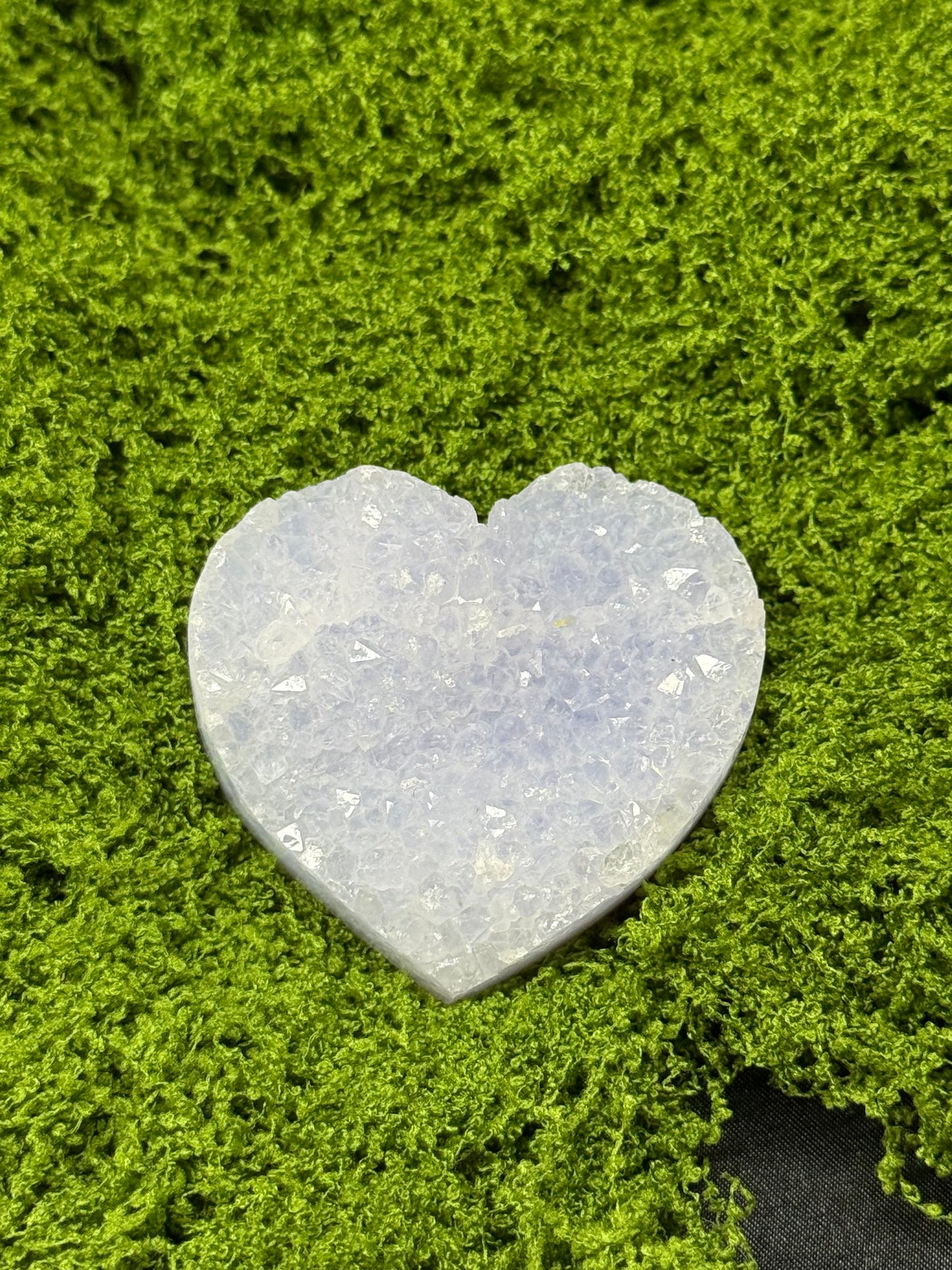 Droozy Blue Calcite Heart