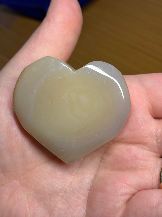 Droozy Agate Heart